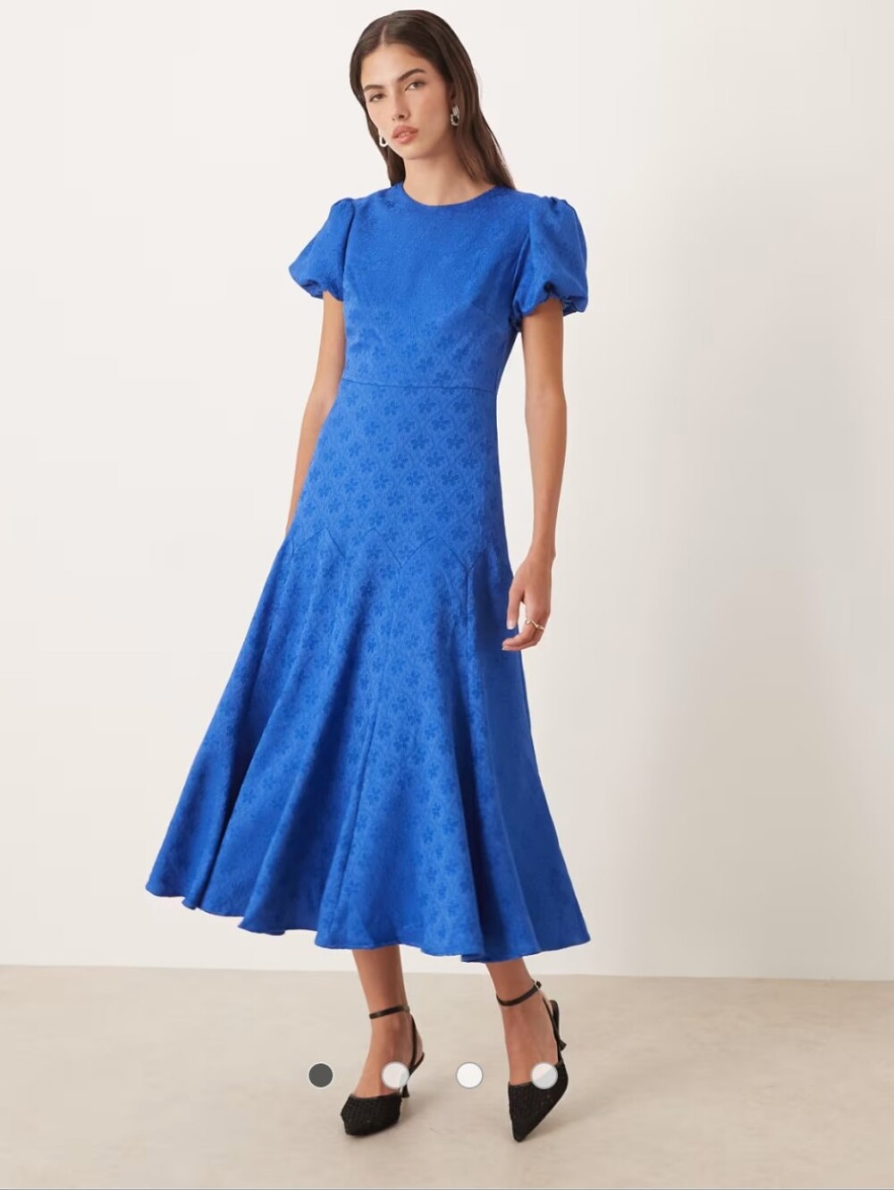 Sister Jane NWT Midi Blue Dress Size M+